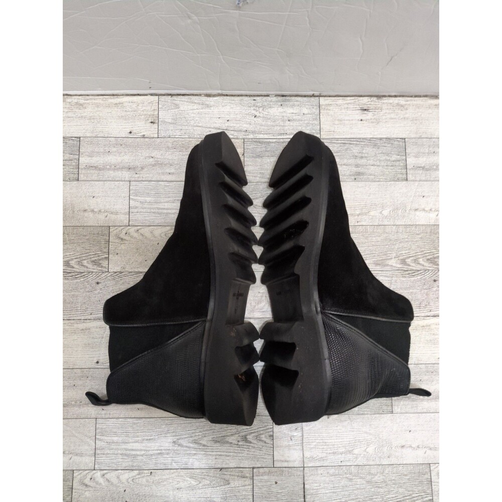 Black suede Karl Lagerfeld Chelsea boots Size 10 - Picture 5 of 9